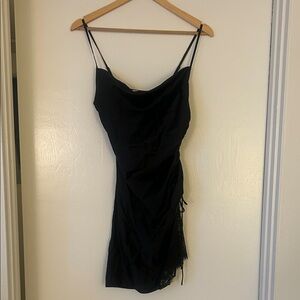 Fleur du Mal ruched slip dress